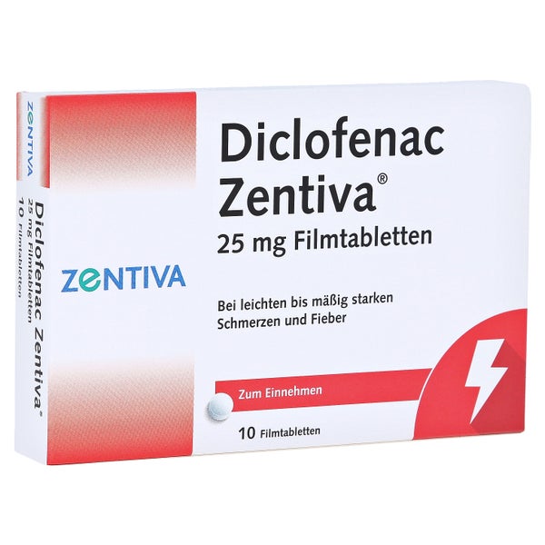 DICLOFENAC Zentiva 25 mg 10 St