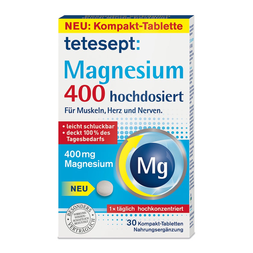 Tetesept Magnesium 400 hochdosiert Table 30 St
