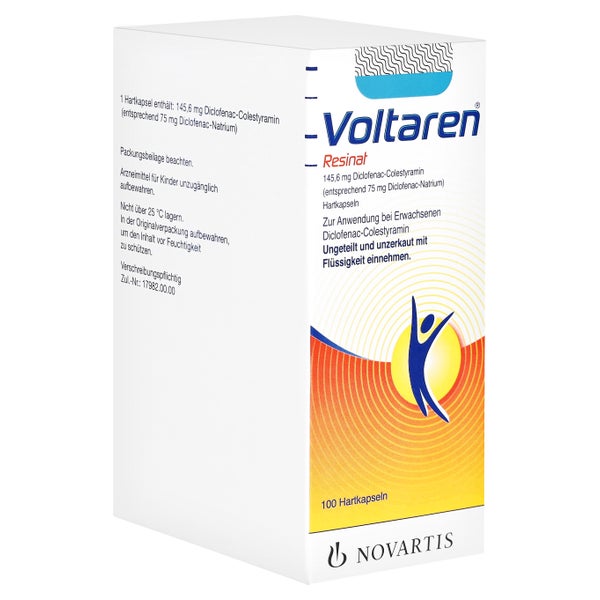 Voltaren Resinat Hartkapseln 100 St