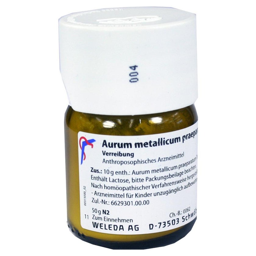 Aurum Metallicum Praeparatum D 6 Tritura 50 g