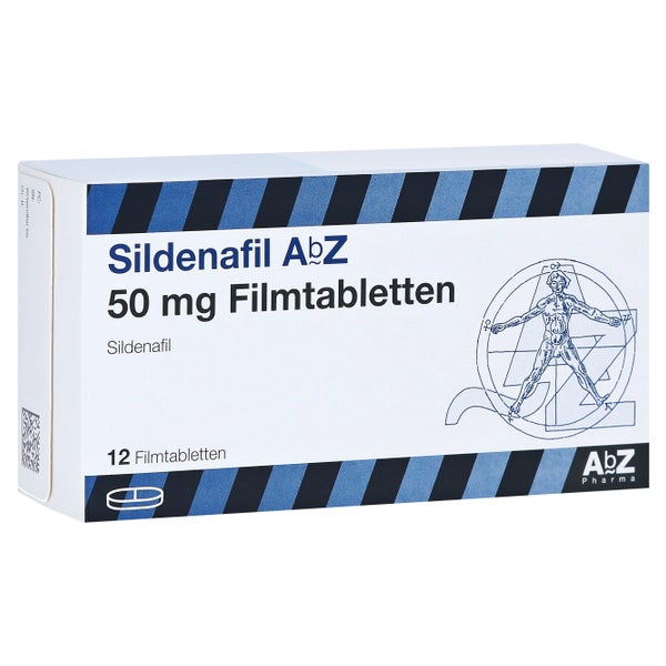 Sildenafil AbZ 50 mg Filmtabletten 12 St