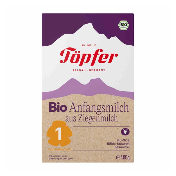 Töpfer Bio Anfangsnahrung auf Ziegenmilc 400 g