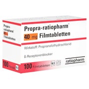 Propra-ratiopharm 40 mg Filmtabletten 100 St