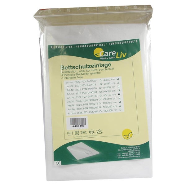 Bettschutzeinlage Folie Molton 90x150 cm 1 St