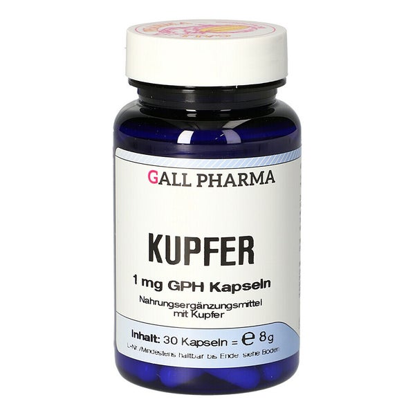 Kupfer 1 mg GPH Kapseln 30 St
