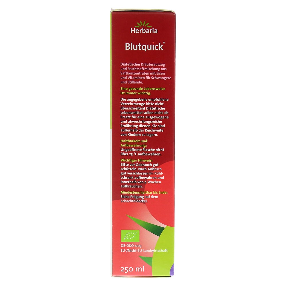 Herbaria - Blutquick bio Eisen + Vitamine