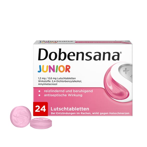 Dobensana Junior Lutschtabletten Erdbeergeschmack 24 St