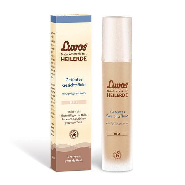 Luvos Heilerde getöntes Gesichtsfluid HELL 50 ml