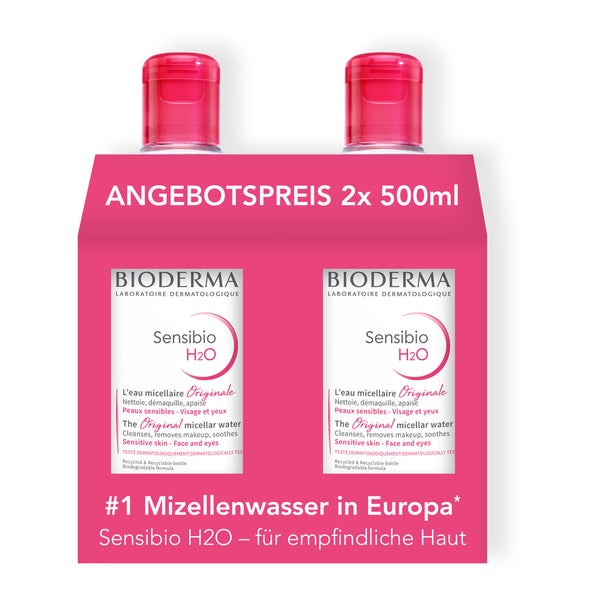 BIODERMA Sensibio H2O Mizellenwasser - Duopack 2X500 ml