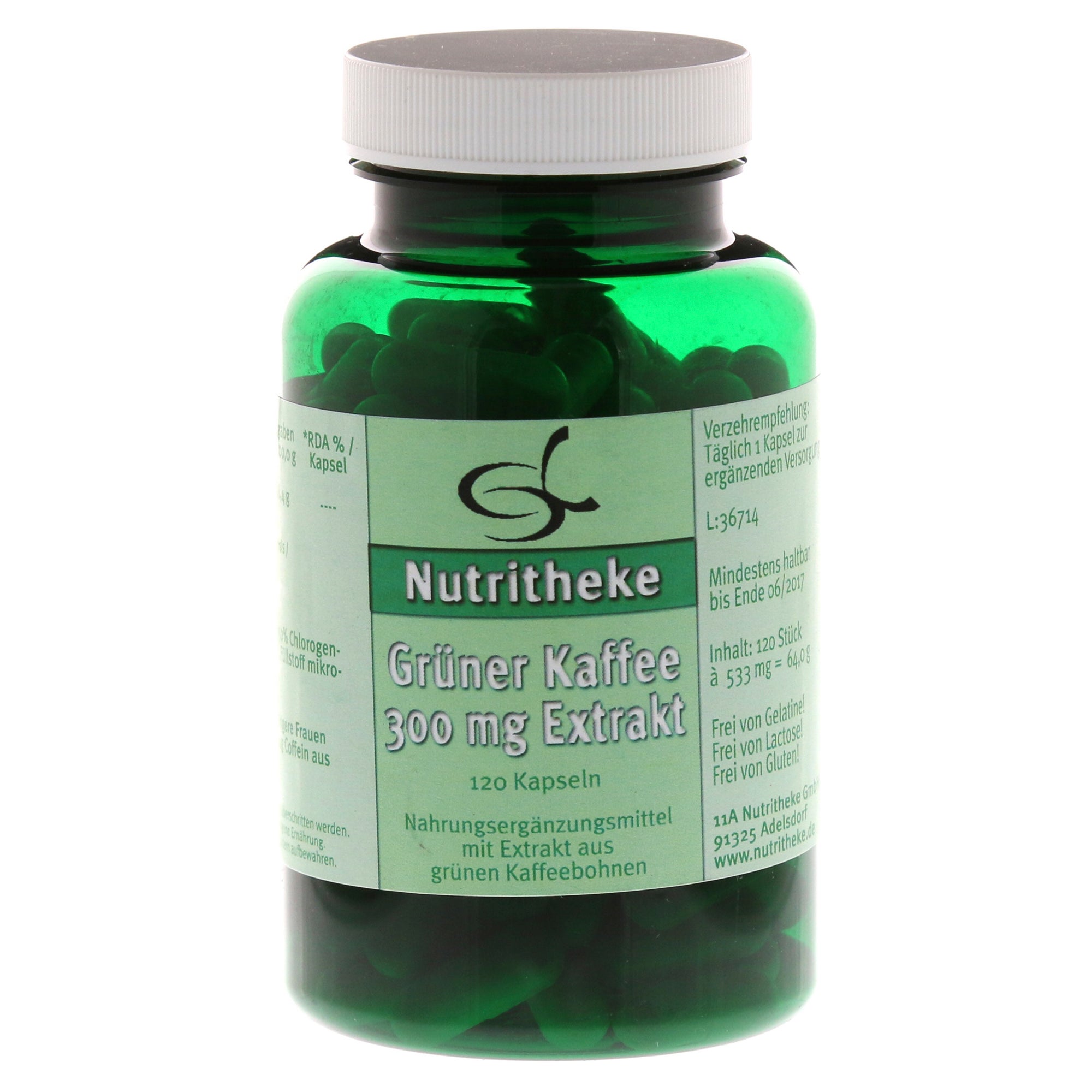 GRÜNER KAFFEE 300 mg Extrakt Kapseln kaufen | medpex