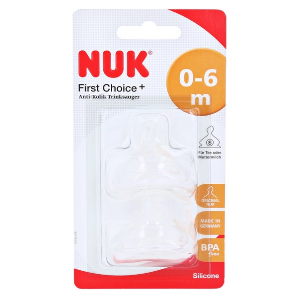 NUK First Choice+ Trinksauger Silikon Gr 2 St