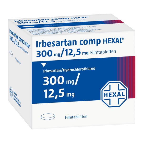 IRBESARTAN comp HEXAL 300 mg/12,5 mg Filmtabletten 98 St