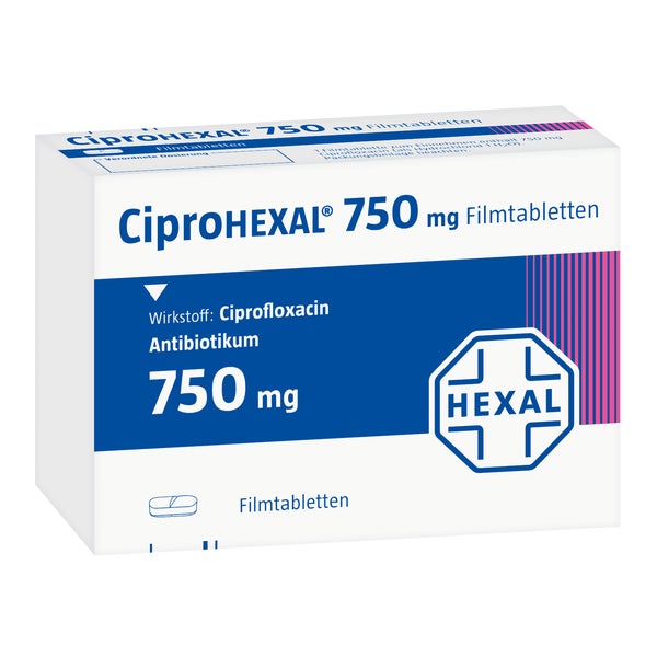 Ciprohexal 750 mg Filmtabletten 20 St