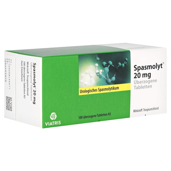 Spasmolyt 20 mg überzogene Tabletten 100 St