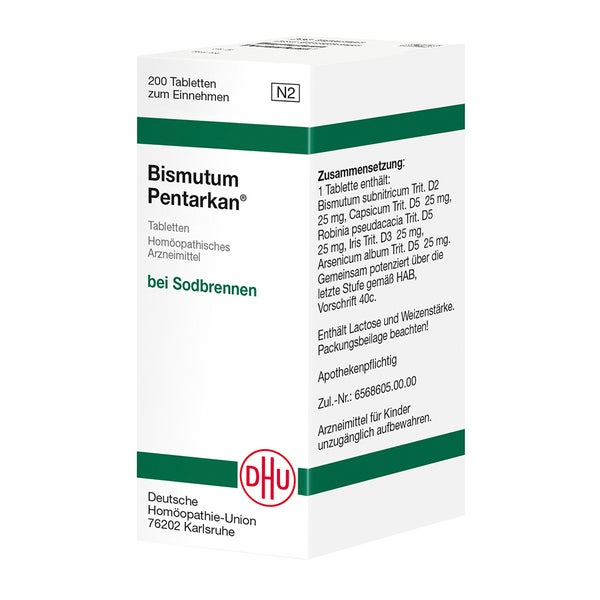 Bismutum Pentarkan Tabletten 200 St