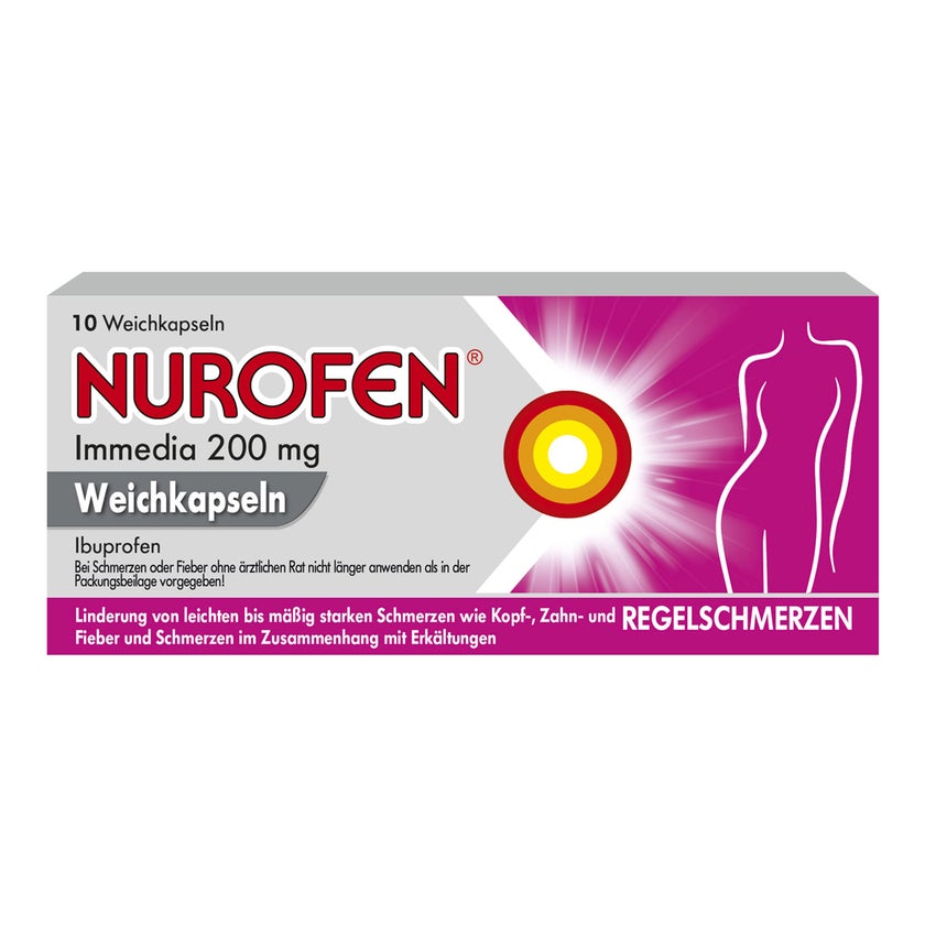 NUROFEN Immedia 200 mg Ibuprofen Weichkapseln 10 St