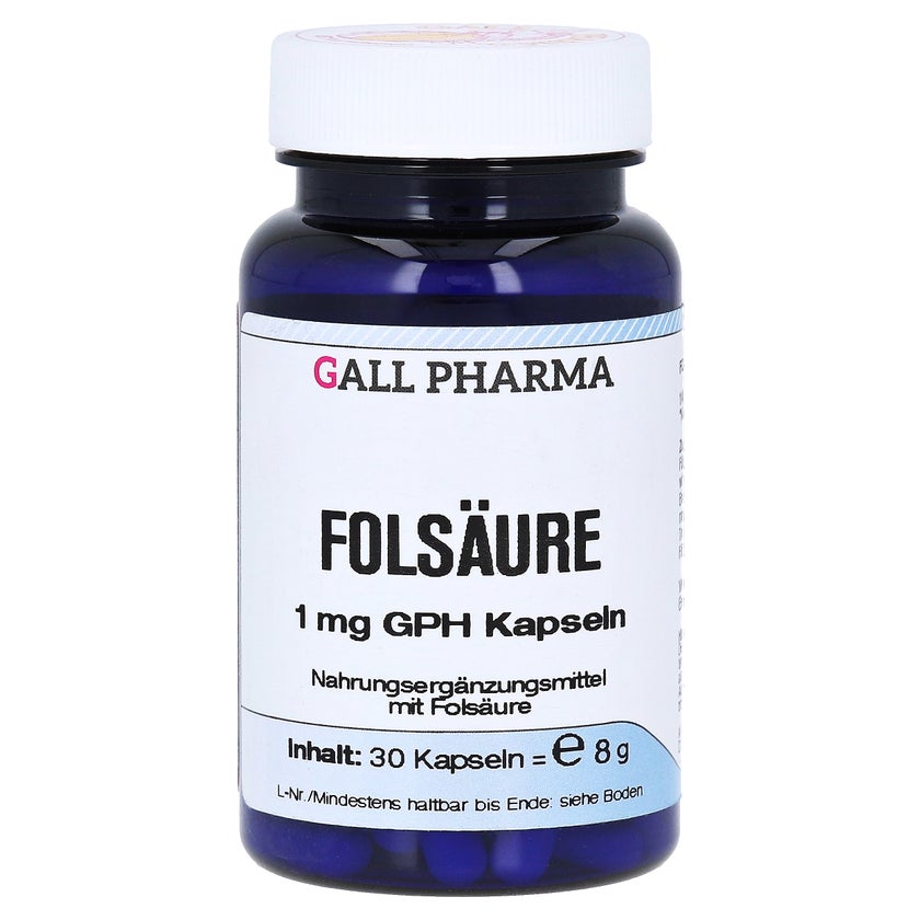 Folsäure 1 mg GPH Kapseln 30 St