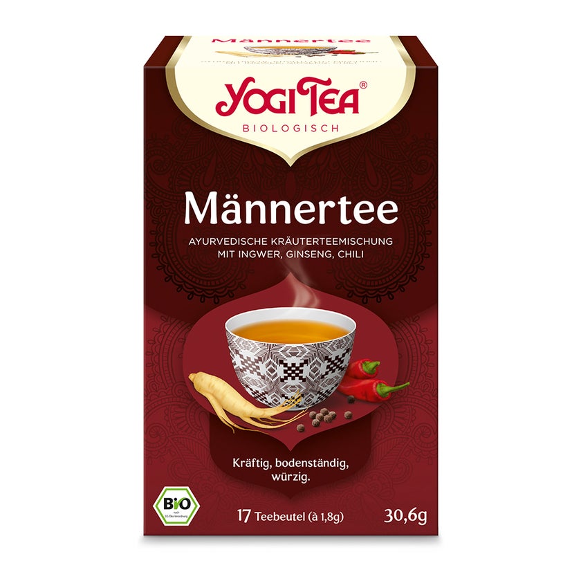 YOGI TEA, Männertee, Bio Kräutertee 17X1,8 g