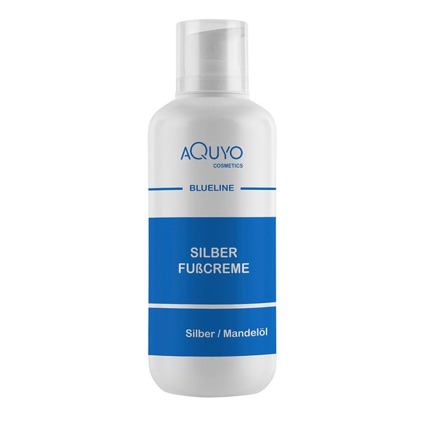 Silber Fußcreme für trockene, empfindliche und rissige Füße 500 ml