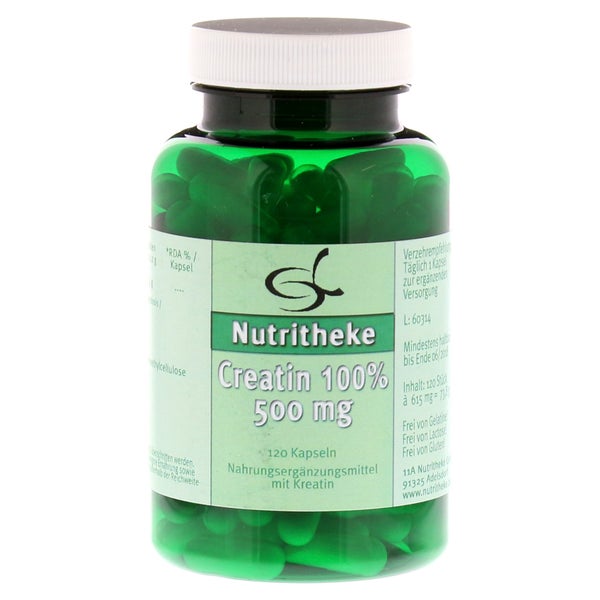 Creatin 100% 500 mg Kapseln 120 St