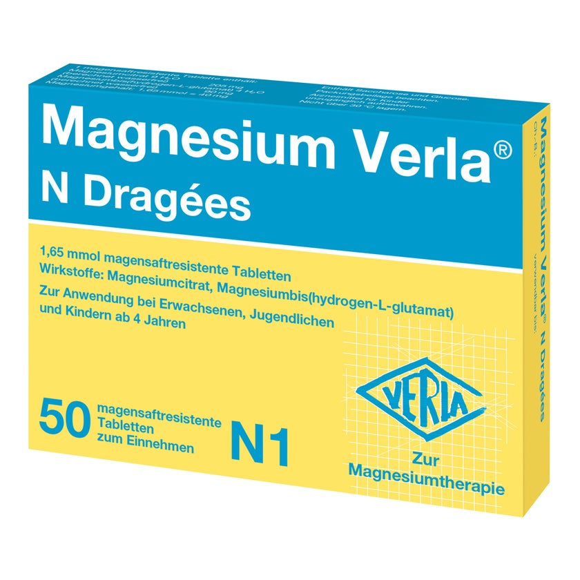 Magnesium Verla N Dragées 50 St