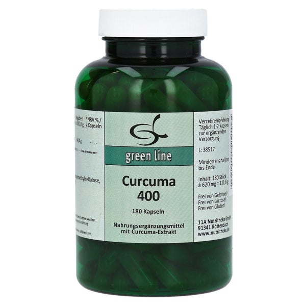 Curcuma 400 mg Kapseln 180 St
