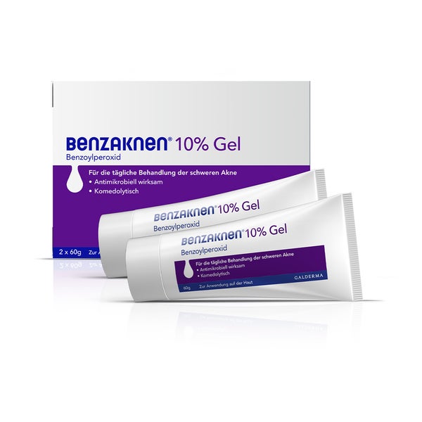 Benzaknen 10% Gel 2X60 g