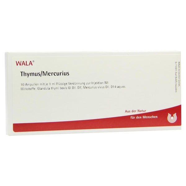 Thymus/mercurius Ampullen 10X1 ml