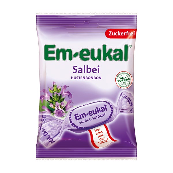 EM Eukal Bonbons Salbei zuckerfrei 75 g