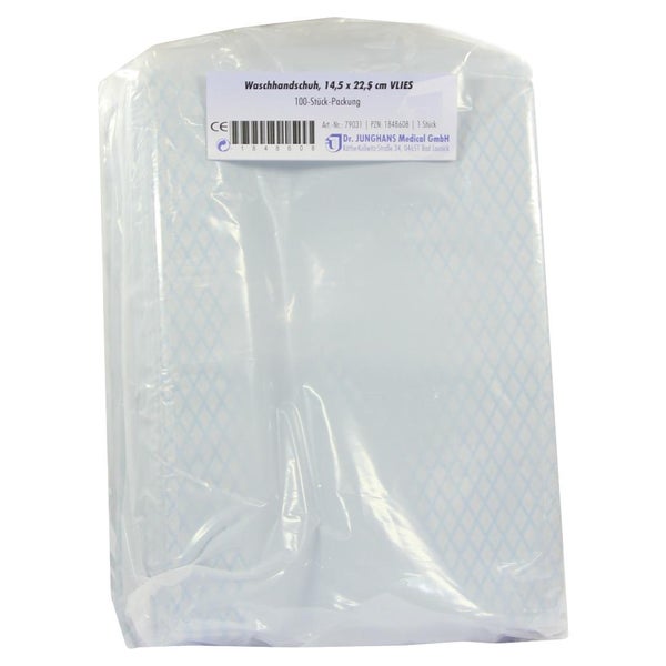 Waschhandschuhe Vlies 14,5x22,5 cm 100 St