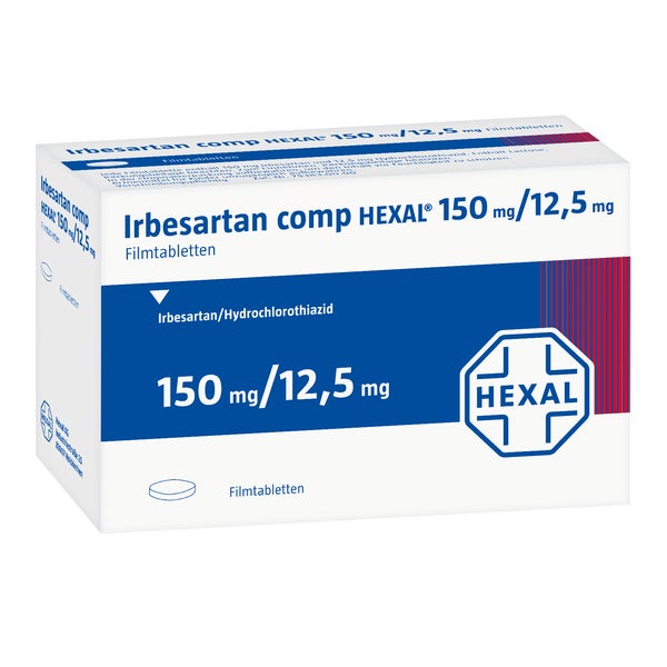IRBESARTAN comp HEXAL 150 mg/12,5 mg Filmtabletten 98 St