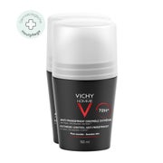 Vichy Homme Deo Roll-on Anti Transpirant 72h 2X50 ml