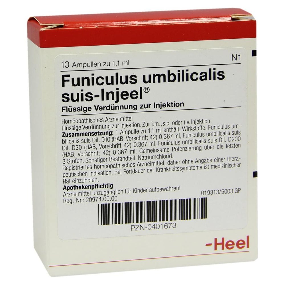 Funiculus Umbilicalis suis Injeel Ampull 10 St
