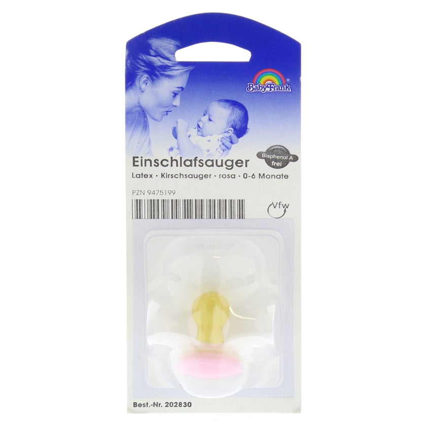 Sauger Einschlaf Kirsche Latex o.Ring 0- 1 St