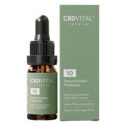 Produktabbildung: CBD VITAL Bio CBD Öl 10% Naturextrakt Premium Hanf-Tropfen 10 ml