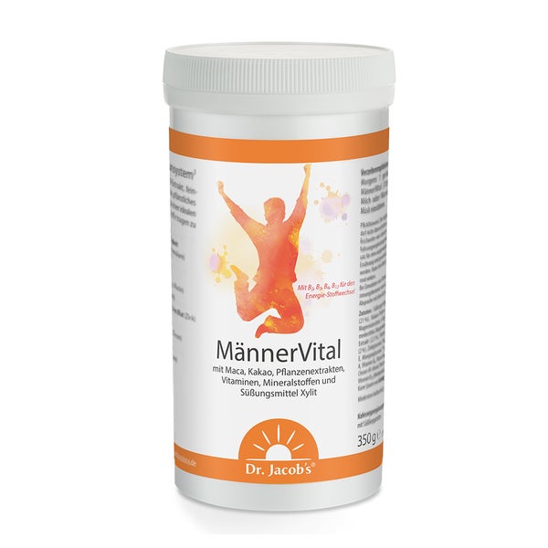 Dr. Jacob's MännerVital mit Maca, Arginin + 17 Vitalstoffe 350 g