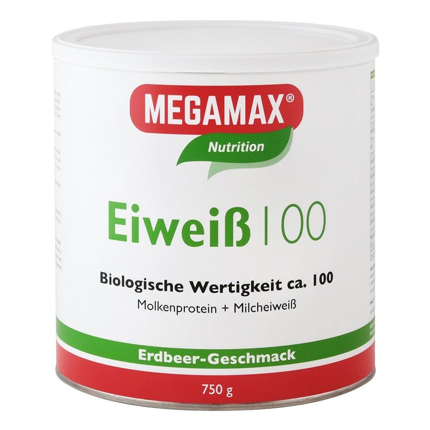 MEGAMAX® Eiweiß 100 Erdbeere 750 g