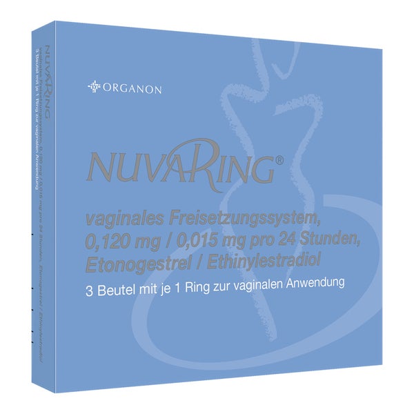 NUVARING vag.Freisetz.Sy.0,120/0,015mg/24h o.Appl. 3 St