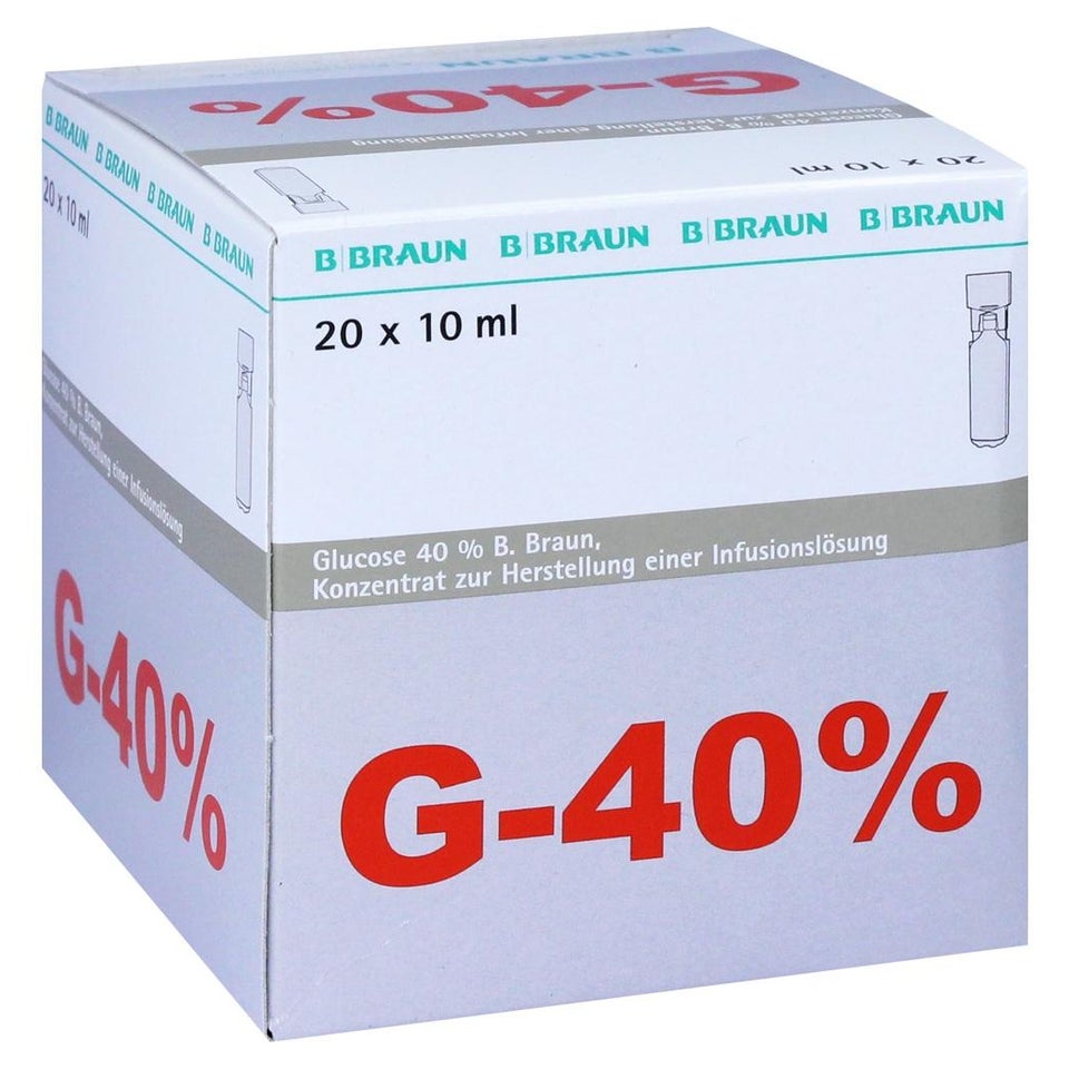 Glucose 40 10ml Wieviel Gramm