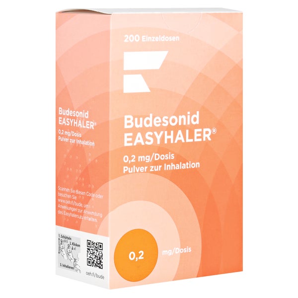 BUDESONID Easyhaler 0,2 mg/Dosis 200 ED P.z.Inh. 1 St