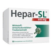 Produktabbildung: Hepar-sl 640 mg Filmtabletten 50 St