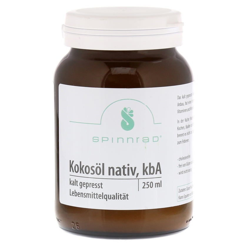 Kokosöl Kaltgepresst kba Lebensmittelqua 250 ml