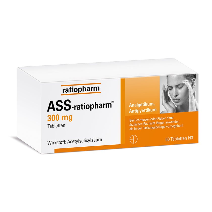 ASS-ratiopharm 300 mg Tabletten 50 St