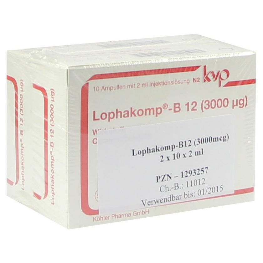 Lophakomp B12 3.000 µg 20X2 ml