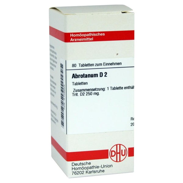 Abrotanum D 2 Tabletten 80 St