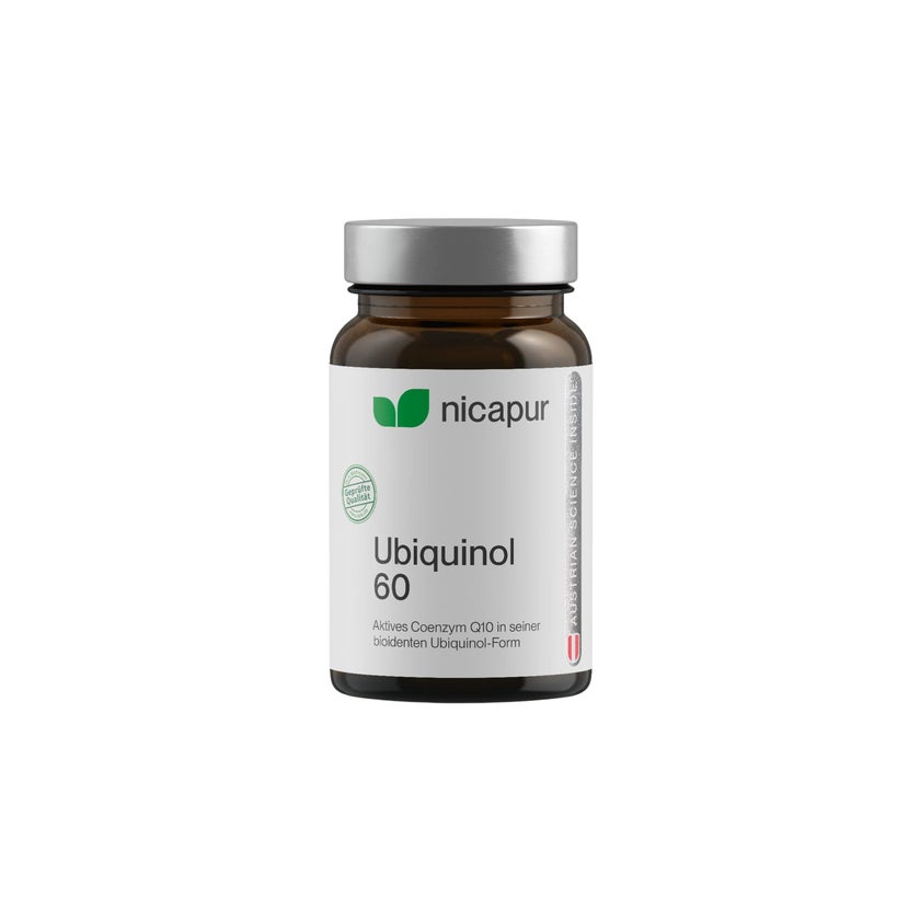 Nicapur Ubiquinol 60 Kapseln 30 St