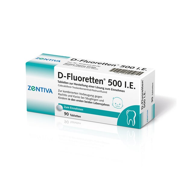D Fluoretten 500 Tabletten 90 St