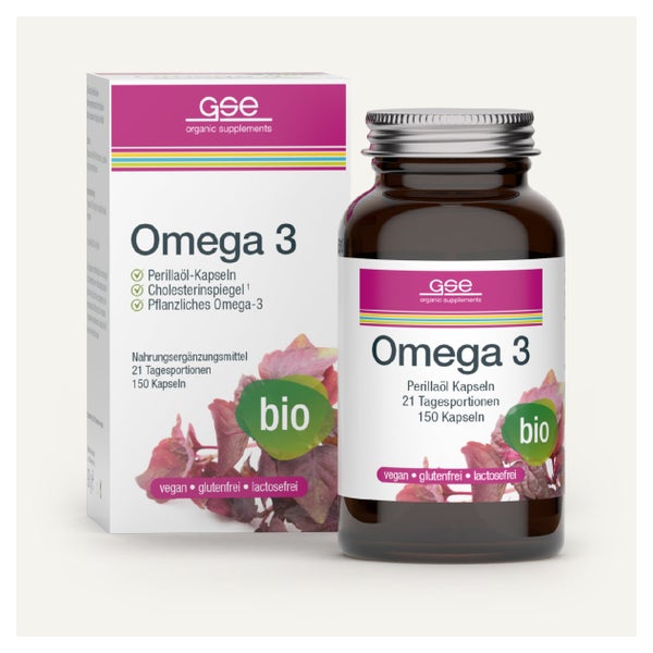 GSE Omega 3 Perillaöl Vegan (Bio) 150 St