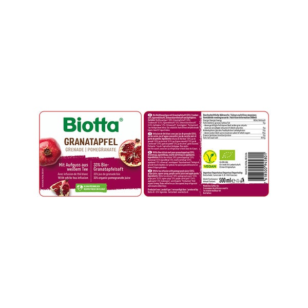 Biotta Granatapfel 500 ml