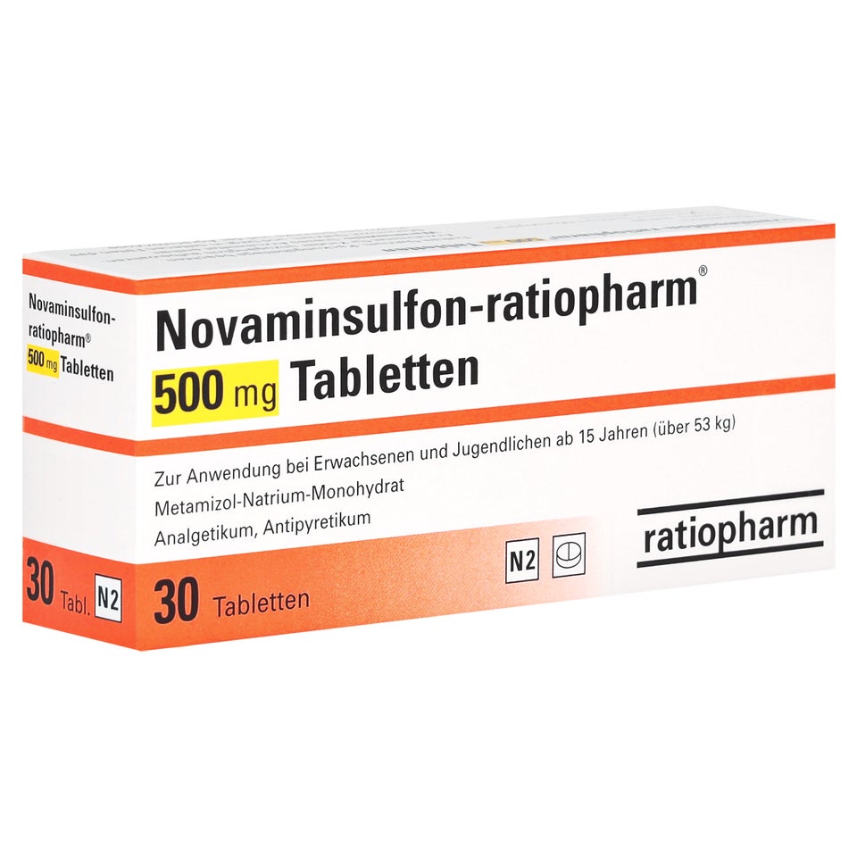 Novaminsulfon Ratiopharm 500 Mg Preis